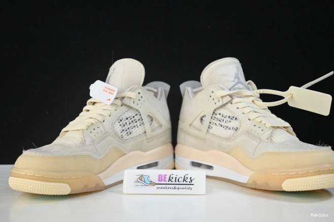 Cheap BK ofw (w) jordan 4 cv9388-100 sail retro 1205